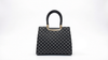 Imperial Grid Tote — Premium Ladies Handbag
