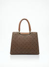 Imperial Grid Tote — Premium Ladies Handbag