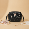 Embroidered Butterfly Black Crossbody Bag | MEHAKBAGS Pakistan