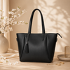 Luna Black Tote Bag for Women - Mehak Bags