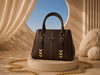 Elite Aura Handbag Dark Brown– Premium Designer Collection