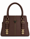 Elite Aura Handbag Dark Brown– Premium Designer Collection