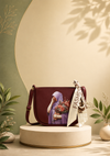 Pretty Mahroon Crossbody Handbag – Mehak Bags