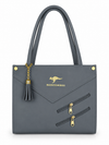 Signature Charm Bag Gray by Mehak | Elegant Women’s Handbag Set