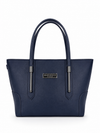 Nakedvice Classic Tote Bag –  Tan Blue Handbag