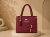 Signature Charm Bag Red by Mehak | Elegant Women’s Handbag Set