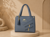 Signature Charm Bag Gray by Mehak | Elegant Women’s Handbag Set