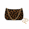 Chic Brown Shoulder Bag – Premium Houndstooth Bag with Gold Chain by Mehak Bags