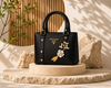 Elegant Black Tote By Mehak Bag