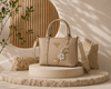 Elegant Beige Tote By Mehak Bag
