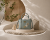 Elegant Sage Green Tote By Mehak Bag