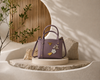 Elegant Mauve Lavender Tote By Mehak Bag
